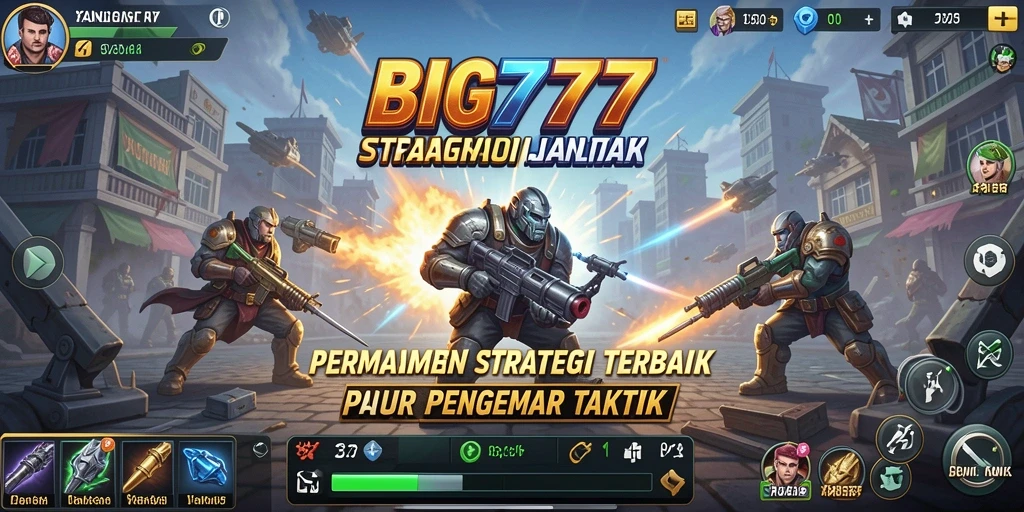 Tampilan gameplay menegangkan di BIG777 dengan strategi yang intens.