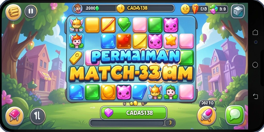Tampilan gameplay CADAS138 yang penuh warna dan menantang.