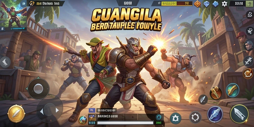 Screenshot gameplay menampilkan aksi seru dalam CUANGILA.