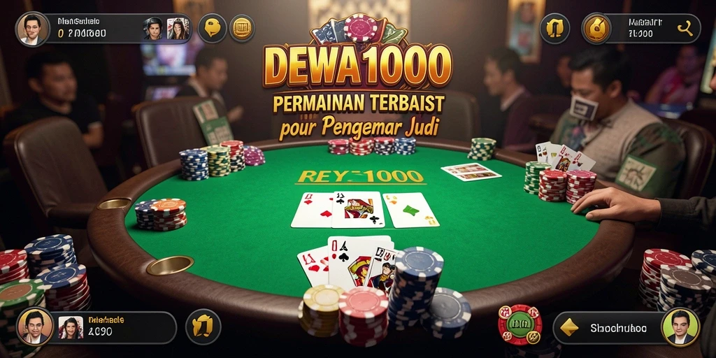 Gameplay seru DEWA1000 menampilkan strategi Poker yang mendebarkan.