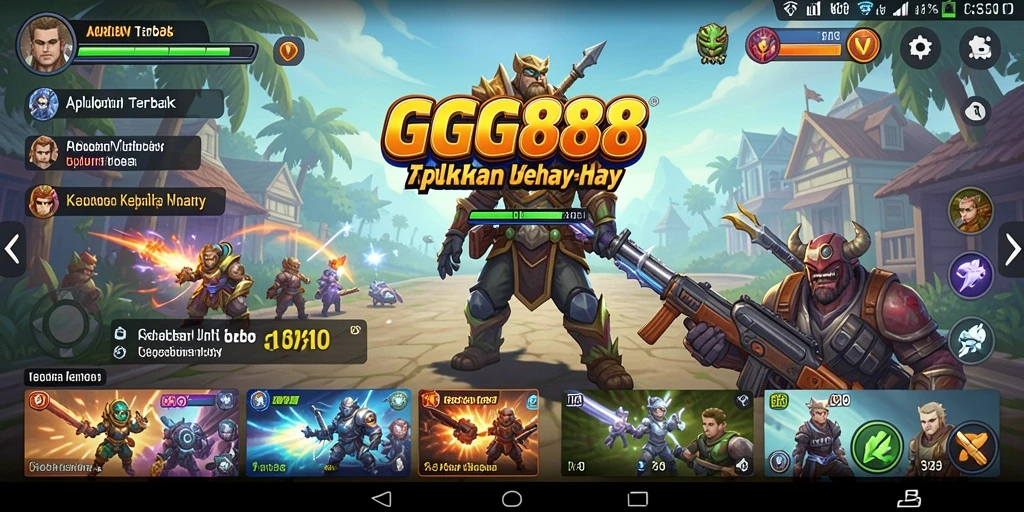 Tampilan antarmuka GGG888 yang intuitif dan menarik