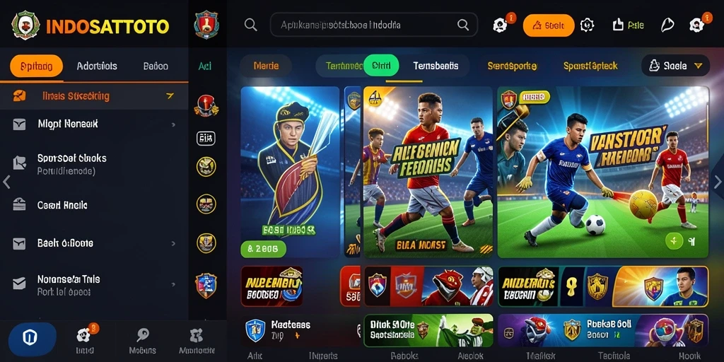 Tampilan permainan Sportsbook di INDOSATTOTO yang menarik dan informatif.
