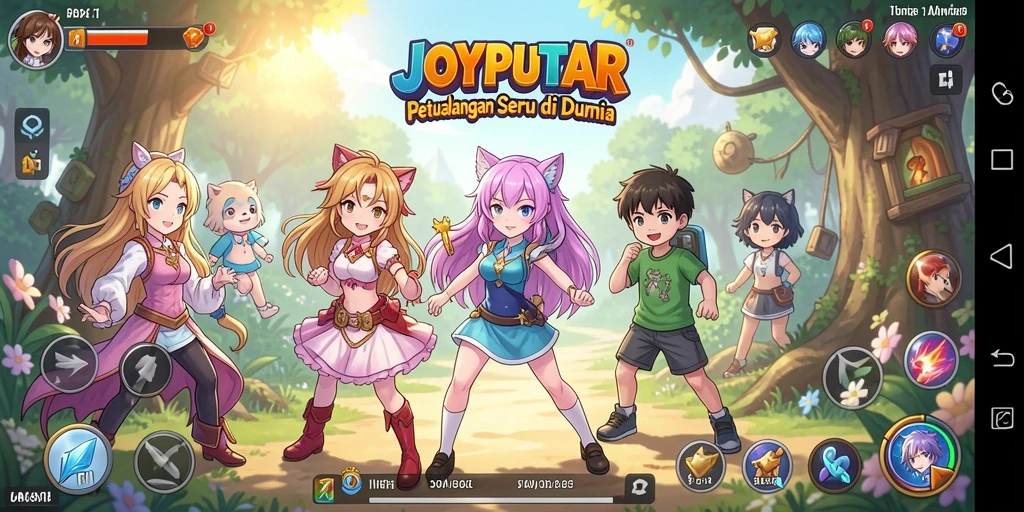 Tangkapan layar gameplay seru di JOYPUTAR dengan grafis menawan.