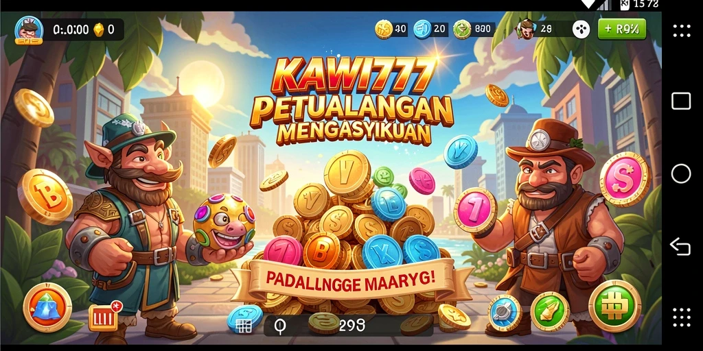 Tampilan gameplay seru dan penuh tantangan dari KAWI777.