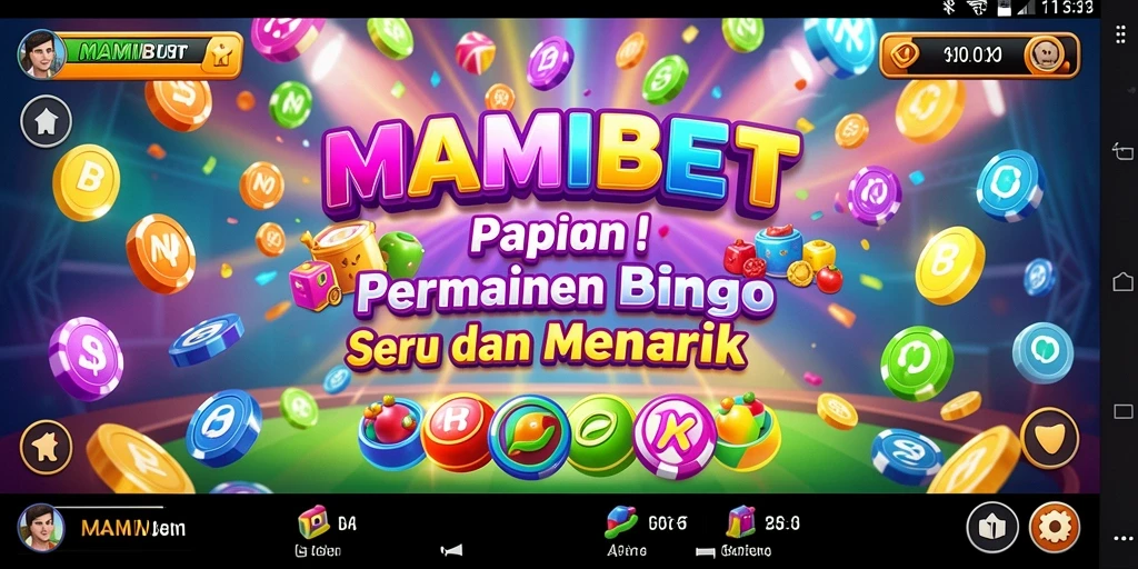 Tampilan gameplay Bingo yang seru dan menarik di MAMIBET.