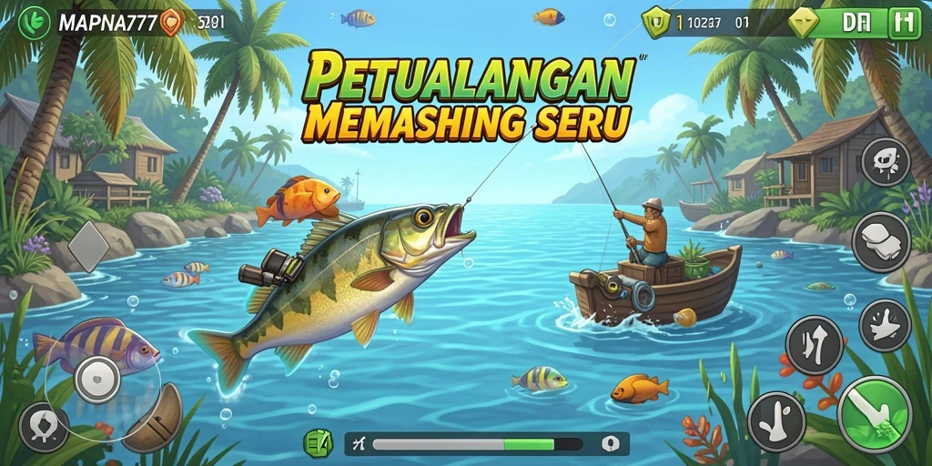 Tangkapan ikan terbesar dalam MAPNA777 ditampilkan dalam gameplay yang seru.