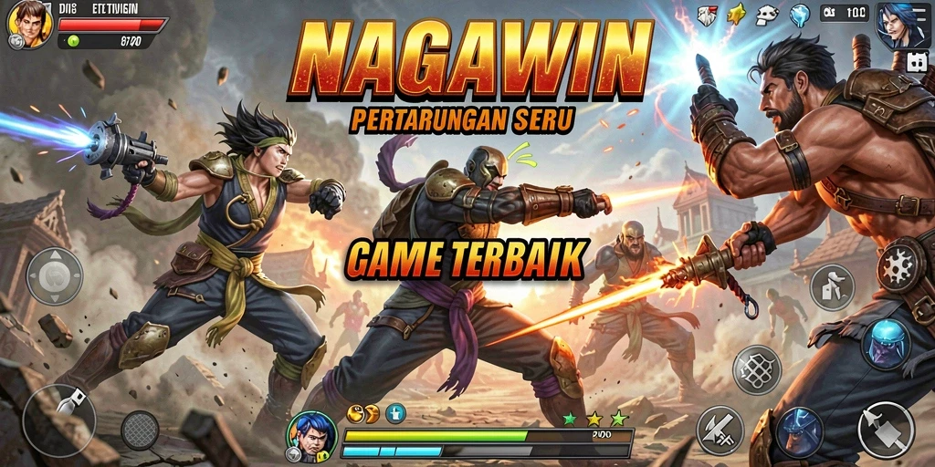Tampilan menarik dalam gameplay seru NAGAWIN.