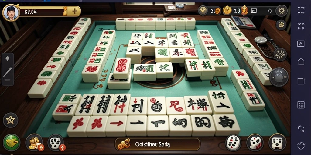 Tampilan gameplay <strong>Mahjong</strong> yang seru di <strong>ORISTOTO</strong> dengan grafis menawan.