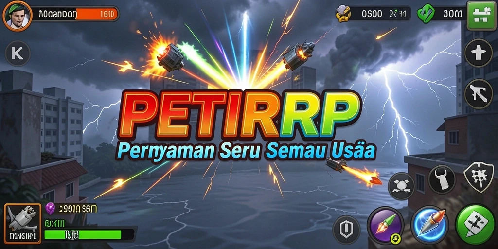 Tampilan gameplay PETIRRP yang santai dan menawan.