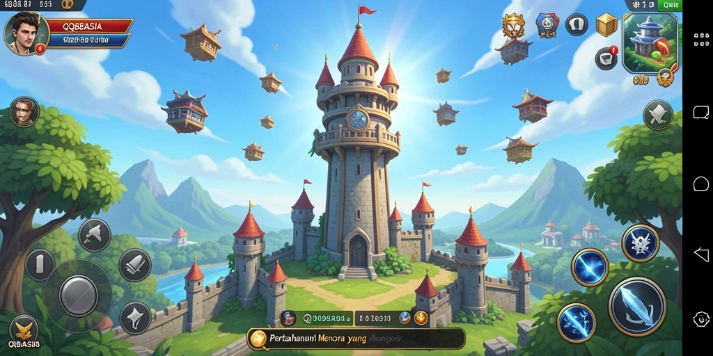 Gameplay menarik dari QQ88ASIA yang menampilkan strategi Tower Defense.