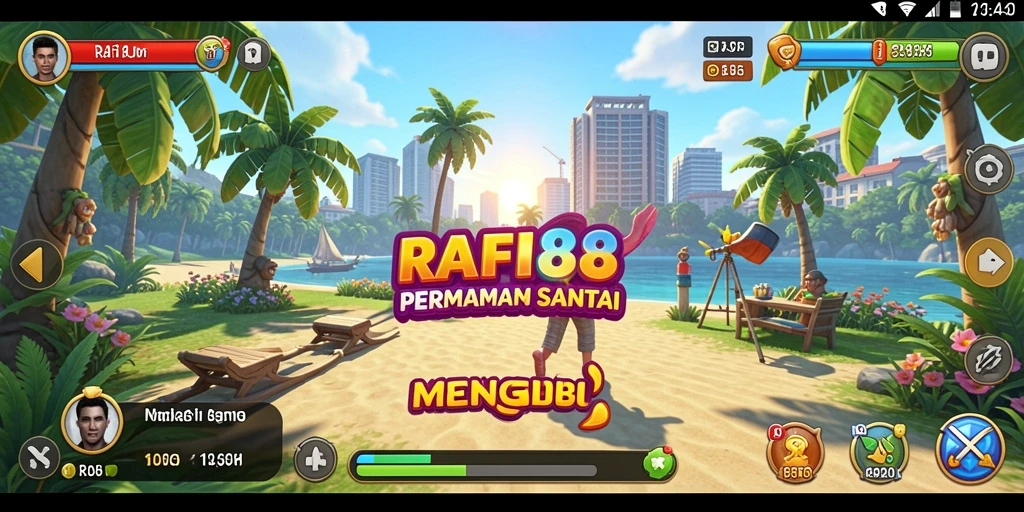 Tampilan gameplay RAFI88 yang menarik dan penuh warna.