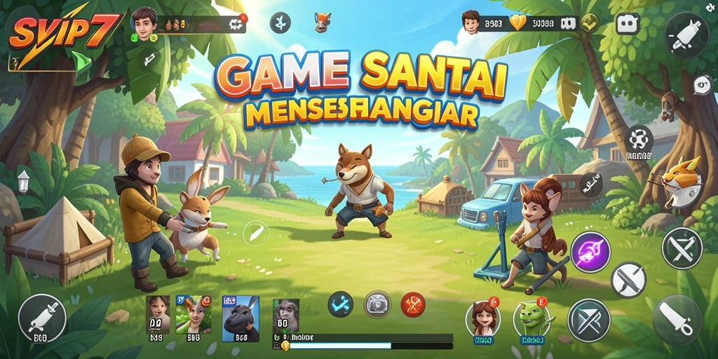 Screenshot gameplay SVIP7 yang menarik dan penuh warna.