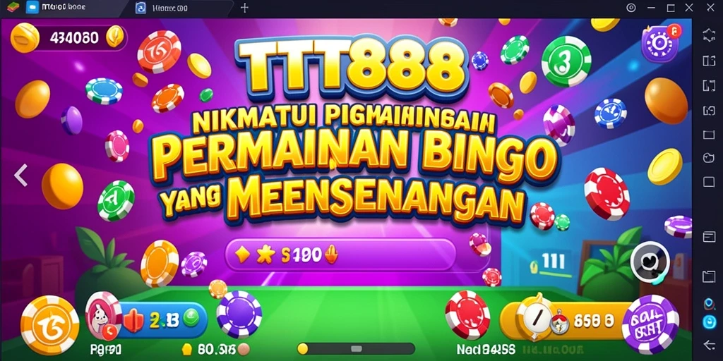Screenshot utama TTT888 menampilkan keseruan gameplay Bingo.