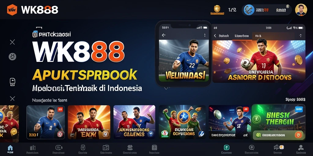 Tampilan gameplay menarik dari aplikasi Sportsbook WK888.