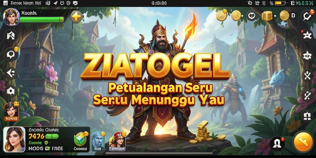 Tampilan gameplay menakjubkan di ZIATOGEL dengan aksi petualangan yang seru.